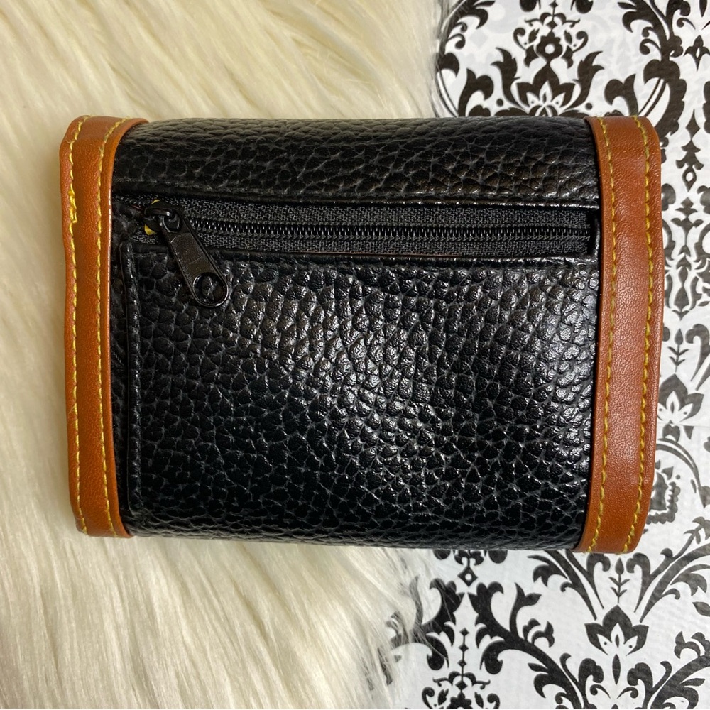 VINTAGE Dooney & Bourke : all weather leather satchel handbag & matching wallet - Picture 10 of 16